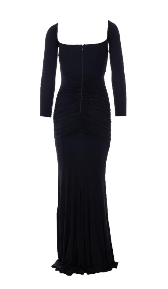 26SS 엘리자베타프랜치 미디 원피스 ABR1061E2 110 Black - ELISABETTA FRANCHI