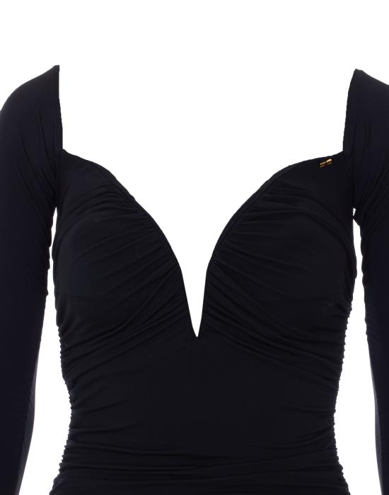 26SS 엘리자베타프랜치 미디 원피스 ABR1061E2 110 Black - ELISABETTA FRANCHI