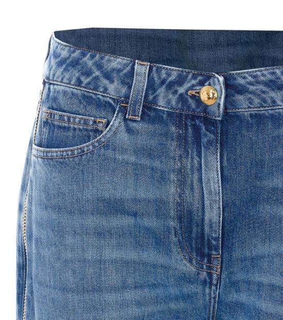 26SS 엘리자베타프랜치 데님 팬츠 PJ18I61E2 104 Blue - ELISABETTA FRANCHI