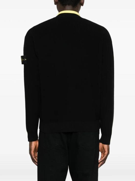 26SS 스톤 아일랜드 가디건 L1S155100009 S00D8 V0029 BLACK - STONE ISLAND