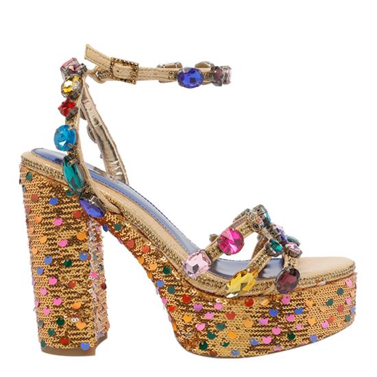 26SS 커트가이거 힐/펌프스 5383266779 GOLD COMB Mutlicolor