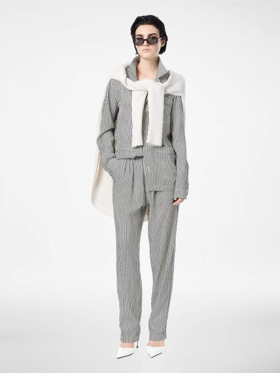 26SS 톰포드 셔츠 CA3335 FAX1712 NWA BLACK WHITE - TOMFORD