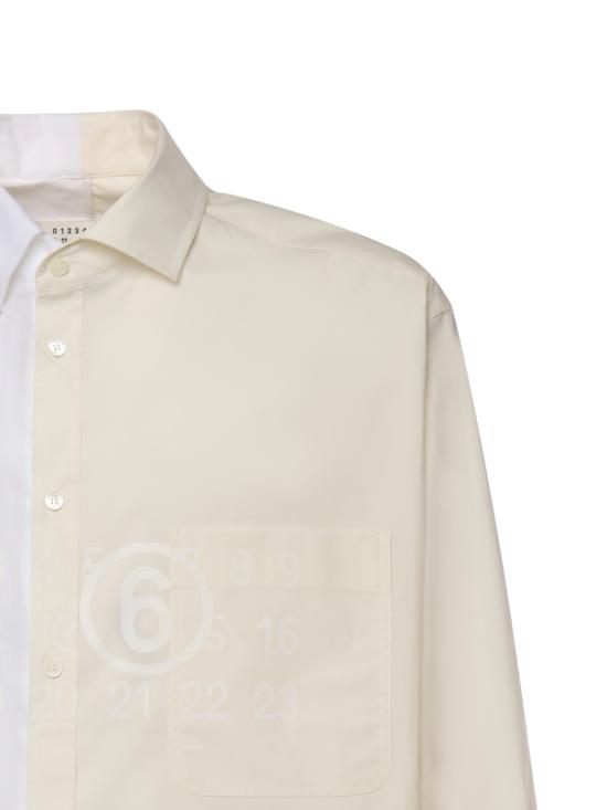 26SS MM6 메종마르지엘라 긴팔 셔츠 SH0DT0025 MTN135961 White - MM6 MAISON MARGIELA