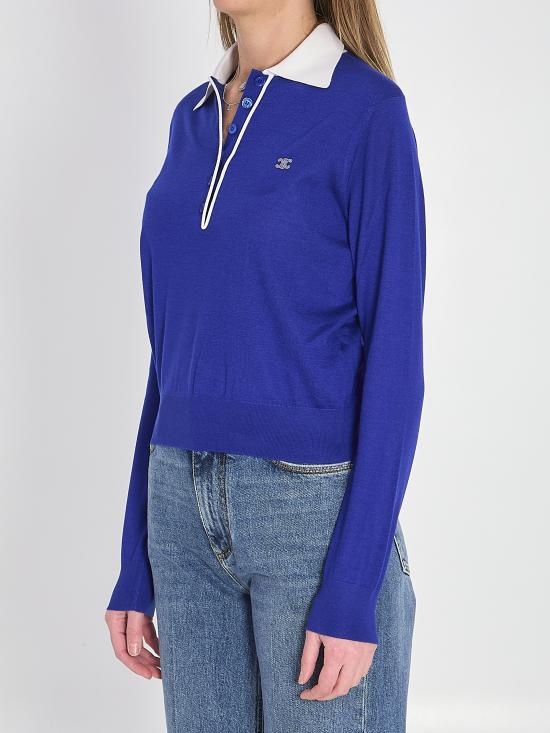 26SS 셀린느 폴로 티셔츠 RX0FD0W27 BLUE - CELINE