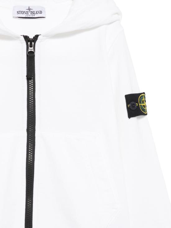 25SS [키즈] 스톤 아일랜드 트레이닝 상의 K1S166100010S0040 V0001 WHITE - STONE ISLAND