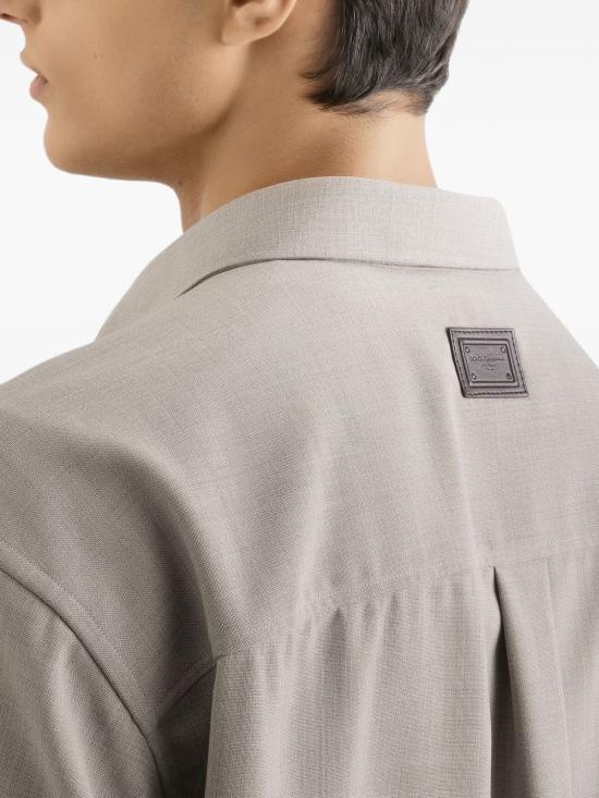 26SS 돌체앤가바나 긴팔 셔츠 G5OJ2THU2BP S8230 Melange bianchi beige - DOLCE & GABBANA