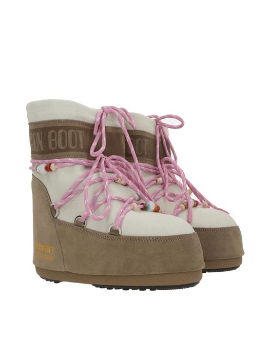 25FW 문부츠 아이콘 나일론 로우 부츠 80D1409730 BL43 HONEY WHITE SAND - MOON BOOT
