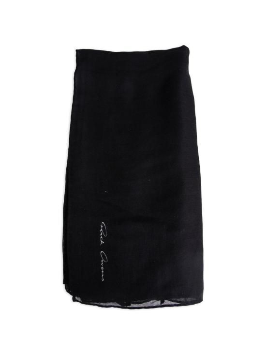26SS 릭 오웬스 머플러/스카프 RU01F2467SCARP1 0911 Black milk - RICK OWENS
