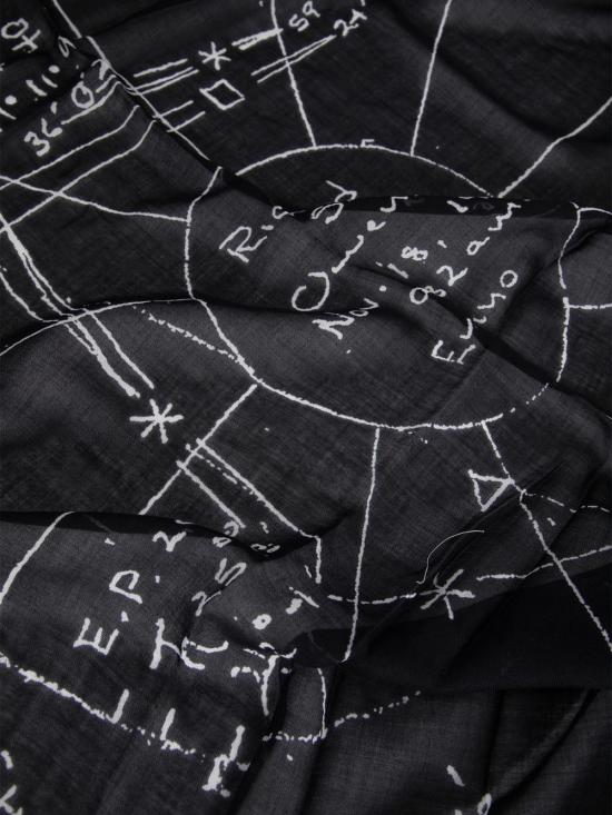 26SS 릭 오웬스 머플러/스카프 RU01F2467SCARP1 0911 Black milk - RICK OWENS