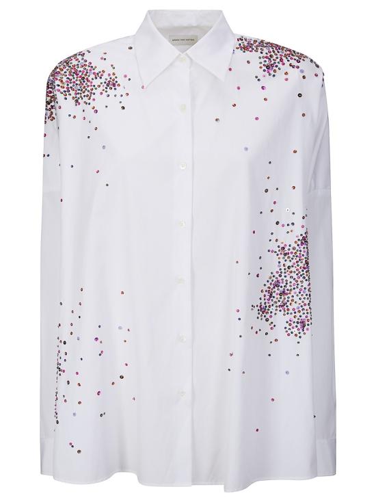 26SS 드리스 반 노튼 블라우스 2611307593314 White