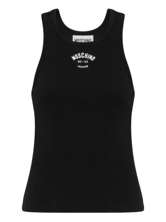 25FW 모스키노 민소매 티셔츠 J08018237 Black