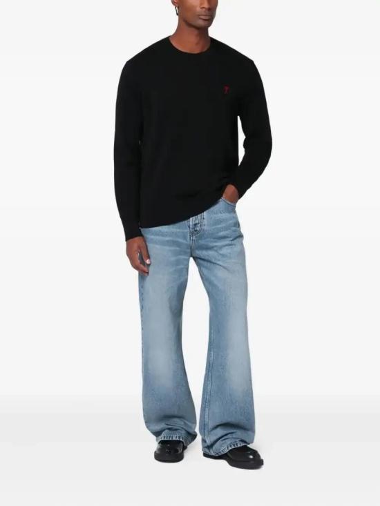 26SS 아미 ADC 크루넥 스웨터 HKS826 001 009 Black - AMI