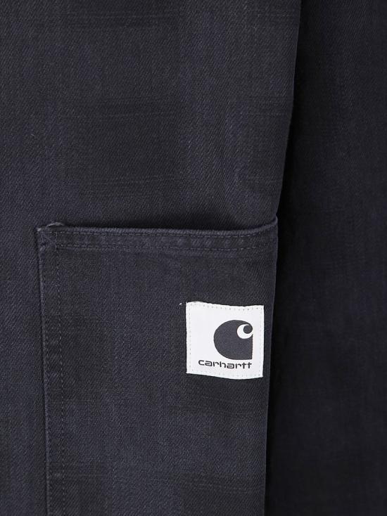 26SS 칼하트 WIP 데님 자켓 I036318 Black - CARHARTT WIP