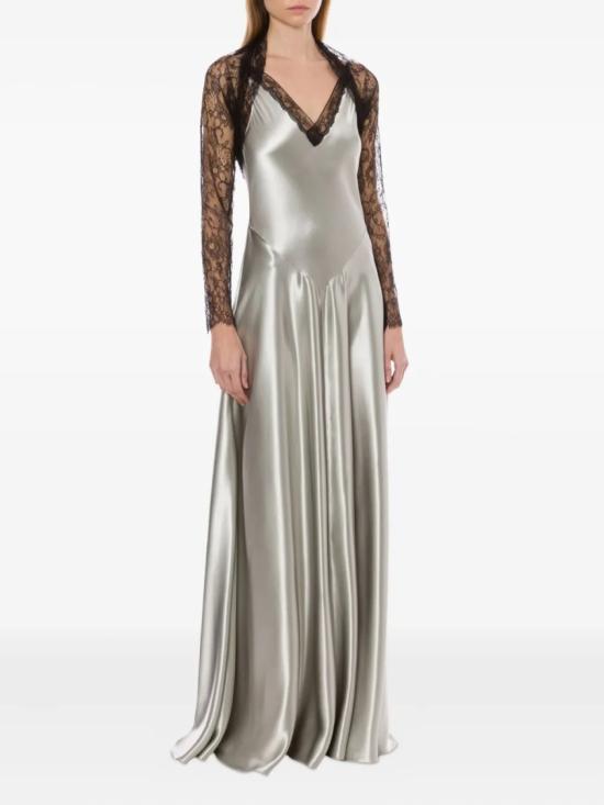 25FW 알베르타 페레티 롱 원피스 A04096627 Grey - ALBERTA FERRETTI