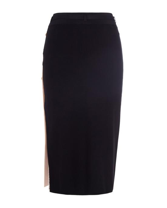 26SS 엘리자베타프랜치 미디 스커트 287168 Black - ELISABETTA FRANCHI