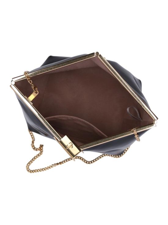 26SS 지미추 클러치/파우치 GANACHE GUVBLACK GOLD Black - JIMMY CHOO