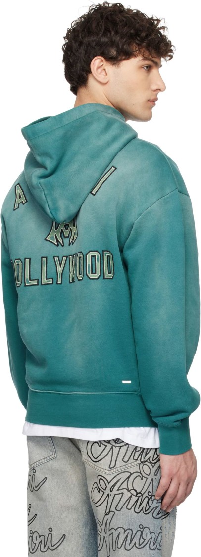 25FW 아미리 후드 티셔츠 251886M202016 Blue - AMIRI