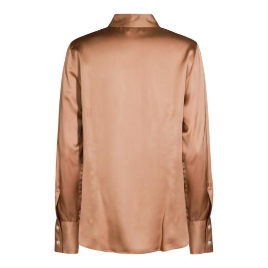 25FW 글랜셔츠 블라우스 52S350L4599110 Brown - GLANSHIRT