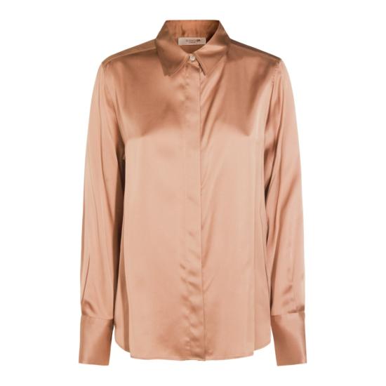 25FW 글랜셔츠 블라우스 52S350L4599110 Brown