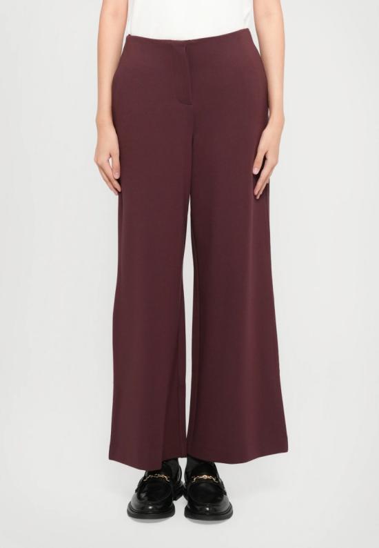25FW 막스마라 스트레이트 팬츠 2526786048650004 Burgundy - MAX MARA