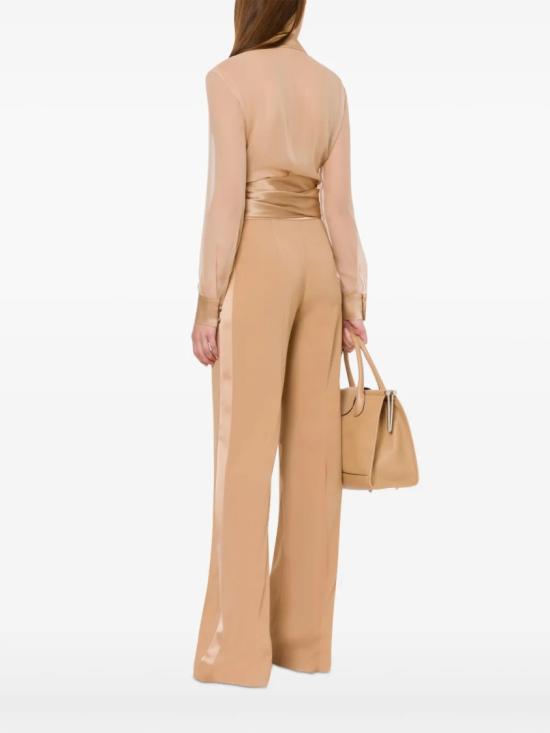 25SS 알베르타 페레티 스트레이트 팬츠 A03261618 Brown - ALBERTA FERRETTI