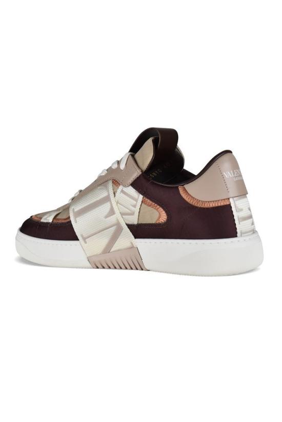  발렌티노 가라바니 스니커즈 로우탑 가죽 및 나일론 Vl7n - VALENTINO GARAVANI
