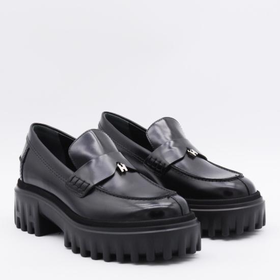 25FW 호간 로퍼 HXW7000FV50UDWB999 Black - HOGAN