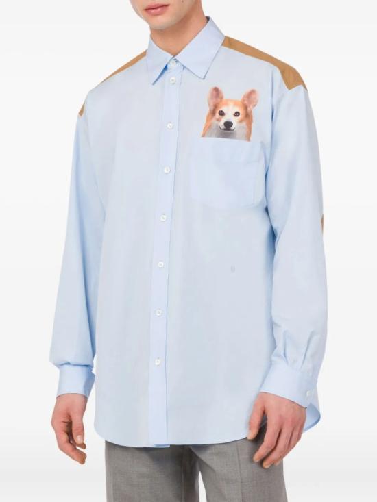 25FW 모스키노 긴팔 셔츠 A02435235 White - MOSCHINO