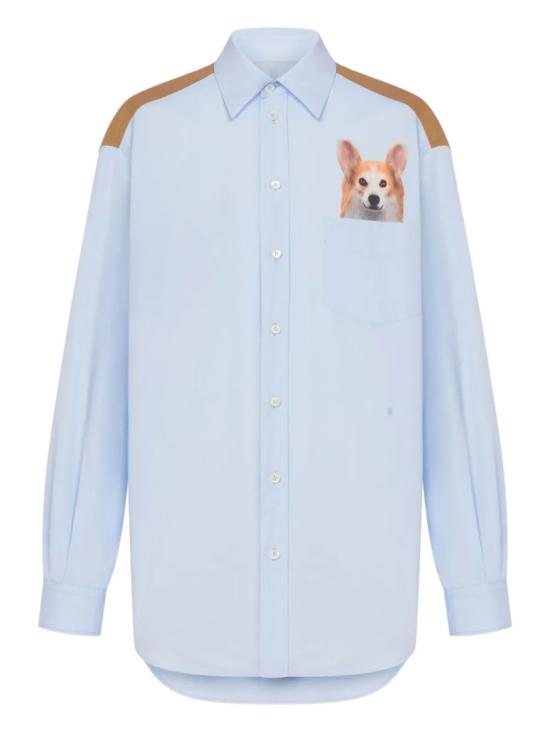 25FW 모스키노 긴팔 셔츠 A02435235 White