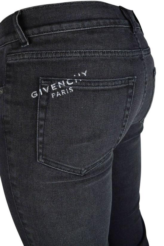  지방시 데님 팬츠 슬림핏 스트레치 코튼 진 - GIVENCHY