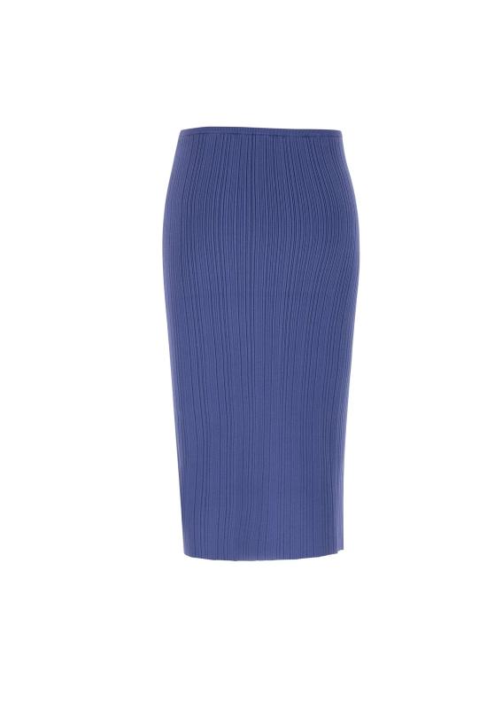 26SS 디젤 미디 스커트 A20840 0WICK8LF Blue - DIESEL