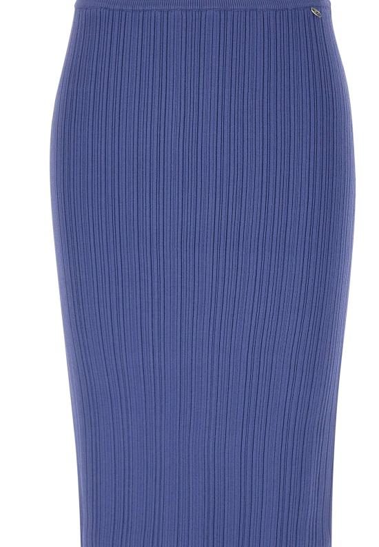 26SS 디젤 미디 스커트 A20840 0WICK8LF Blue - DIESEL