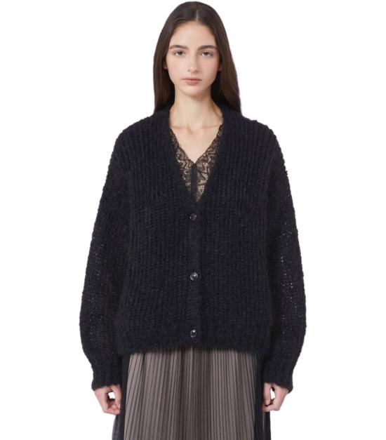 26SS 위켄드막스마라 가디건 2615341051600 004 XS Black - WEEKEND MAX MARA
