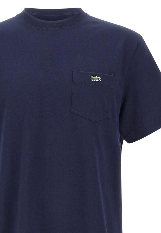 26SS 라코스테 반팔 티셔츠 TH2827 166 Blue - LACOSTE