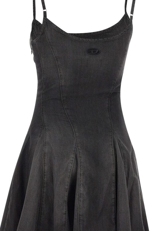 26SS 디젤 미디 원피스 A20907 068VM02 Black - DIESEL