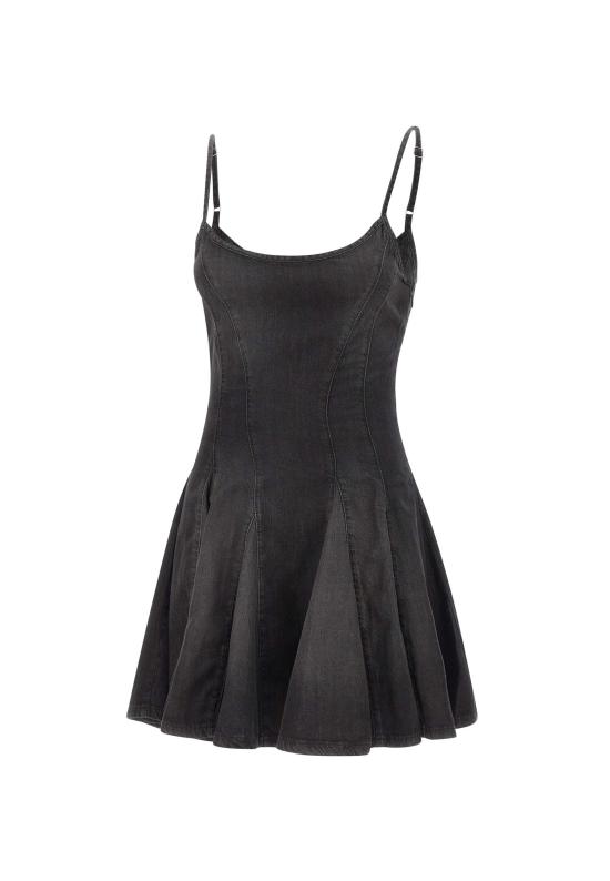 26SS 디젤 미디 원피스 A20907 068VM02 Black