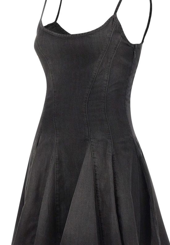 26SS 디젤 미디 원피스 A20907 068VM02 Black - DIESEL