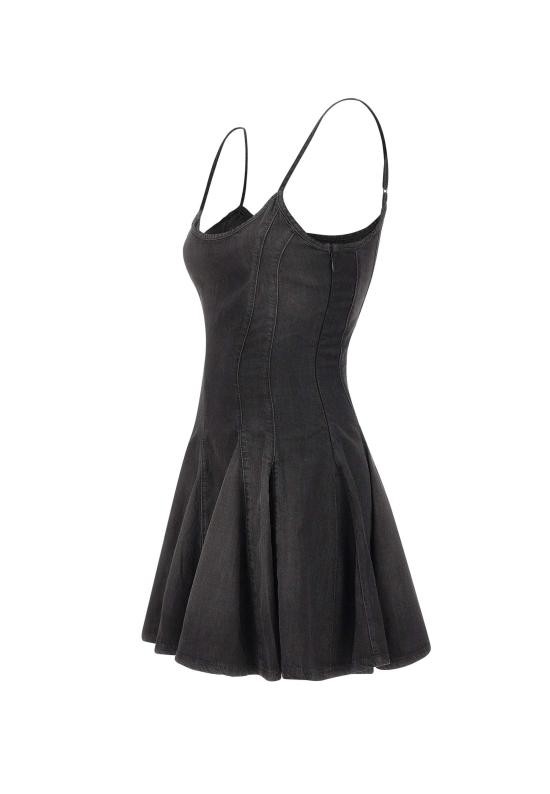 26SS 디젤 미디 원피스 A20907 068VM02 Black - DIESEL