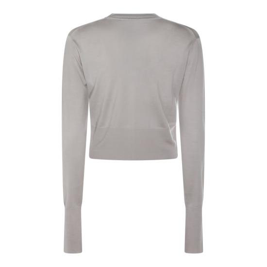 26SS 비비안웨스트우드 베아 크롭드 가디건 1803002UY001AP403 Grey - VIVIENNE WESTWOOD
