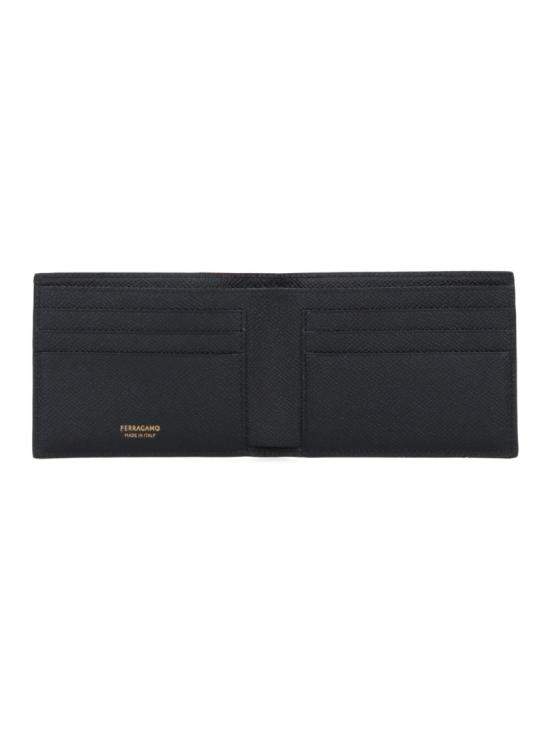 26SS 살바토레 페라가모 간치니 반지갑 775644001 Black - SALVATORE FERRAGAMO