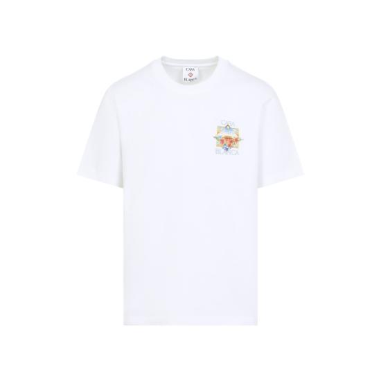 26SS 카사블랑카 반팔 티셔츠 MSS26JTS00113 White