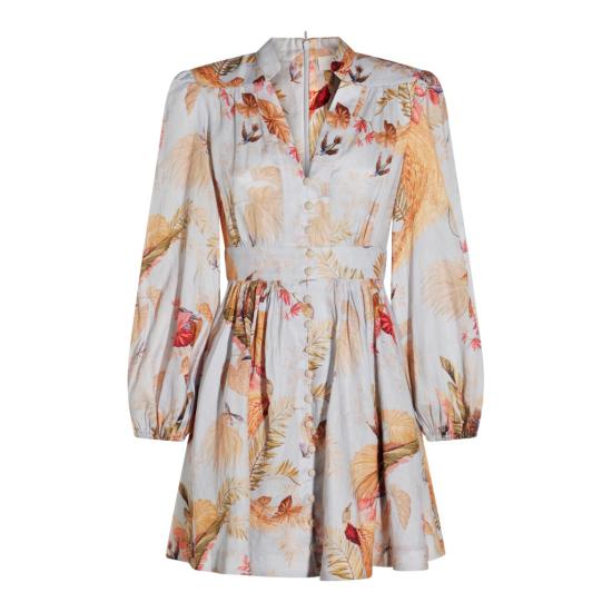 25FW 짐머만 미디 원피스 5147DSS253LBPFL Multicolor