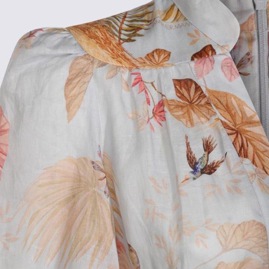 25FW 짐머만 미디 원피스 5147DSS253LBPFL Multicolor - ZIMMERMANN