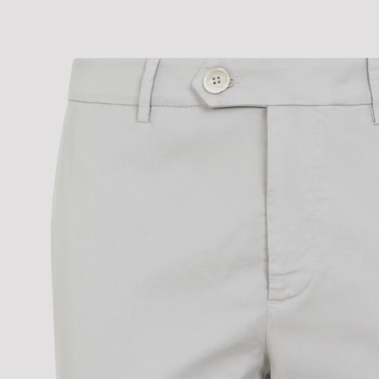 26SS 브루넬로 쿠치넬리 스트레이트 팬츠 M289LI1770 White - BRUNELLO CUCINELLI