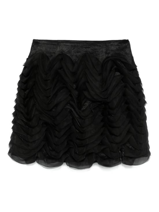 25SS Hui Milano 숏 스커트 HV21GD3157 Black