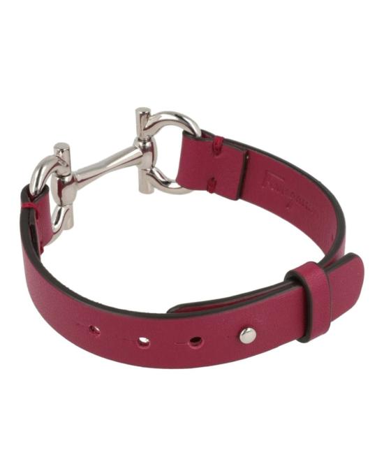  살바토레 페라가모 브레이슬릿 770258 755499 90006 NS Burgundy - SALVATORE FERRAGAMO