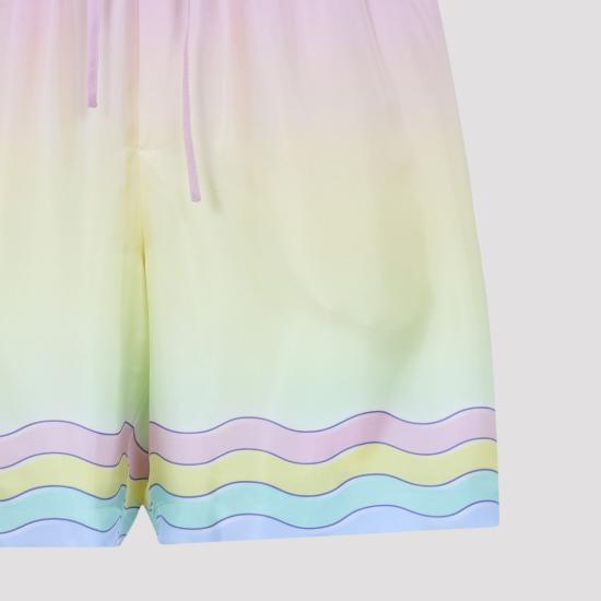 26SS 카사블랑카 숏팬츠 MSP26TR39902 Purple - CASABLANCA