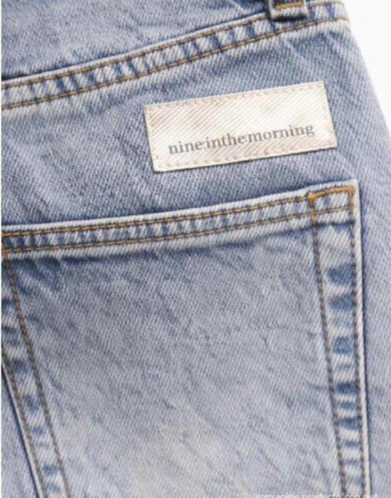 26FW 나인인더모닝 데님 팬츠 LBR16 White - NINE IN THE MORNING
