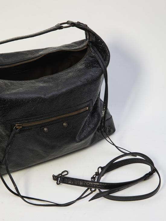 26SS 발렌시아가 르 시티 호보백 미디움 852574 BLACK - BALENCIAGA