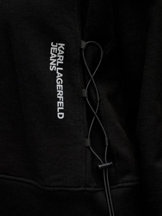 25FW 칼라거펠트 후드 티셔츠 A4W20005999 Black - KARL LAGERFELD